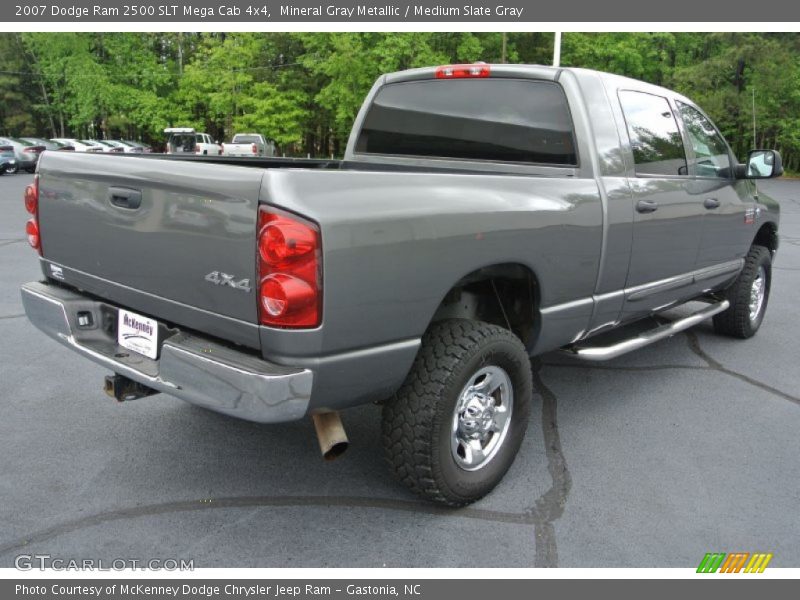 Mineral Gray Metallic / Medium Slate Gray 2007 Dodge Ram 2500 SLT Mega Cab 4x4