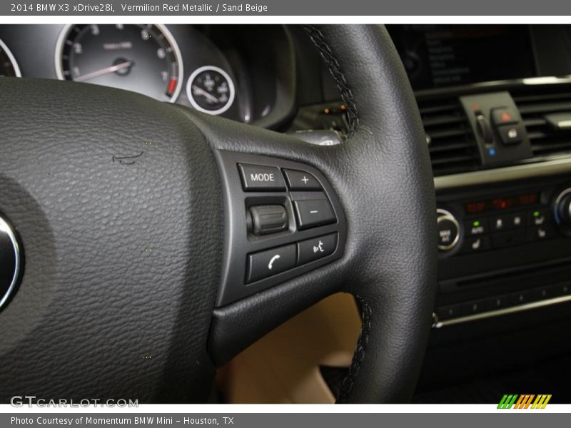 Controls of 2014 X3 xDrive28i