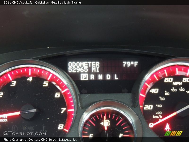 Quicksilver Metallic / Light Titanium 2011 GMC Acadia SL