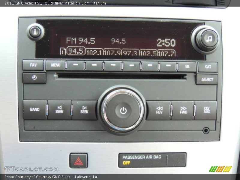 Quicksilver Metallic / Light Titanium 2011 GMC Acadia SL