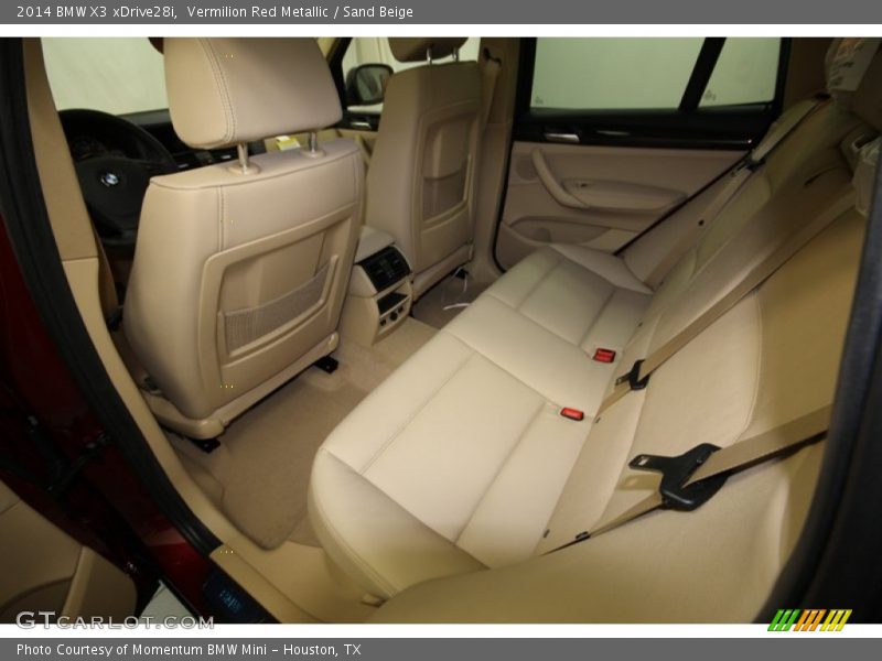 Rear Seat of 2014 X3 xDrive28i