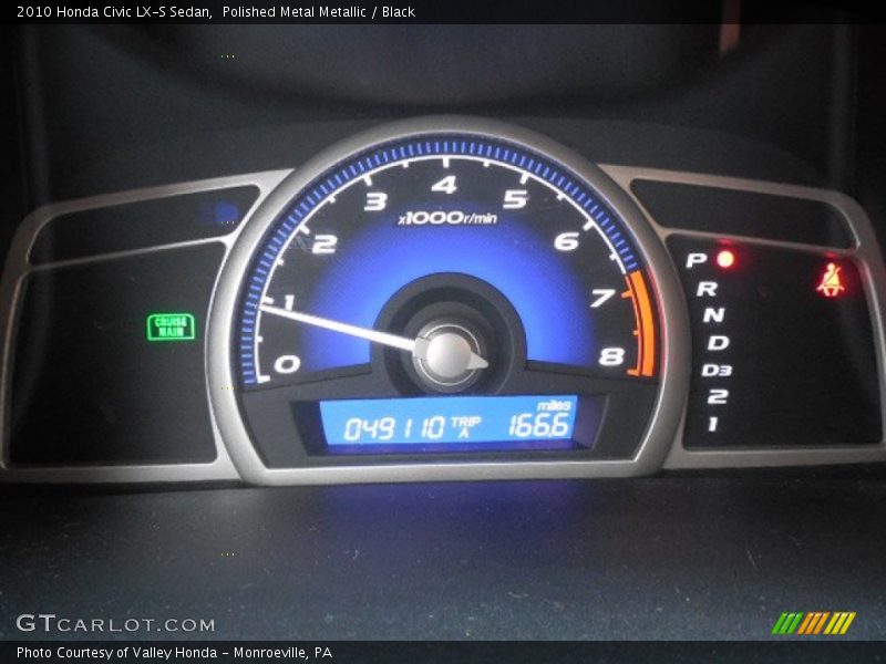 Polished Metal Metallic / Black 2010 Honda Civic LX-S Sedan