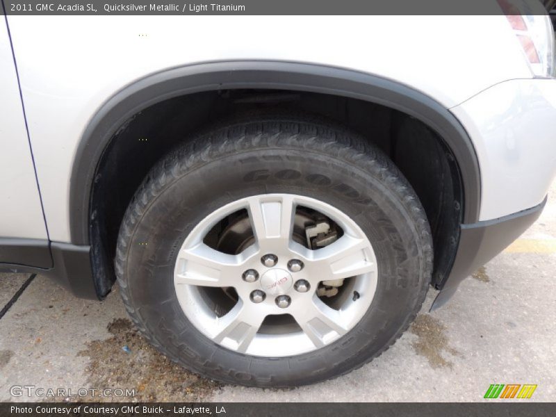 Quicksilver Metallic / Light Titanium 2011 GMC Acadia SL