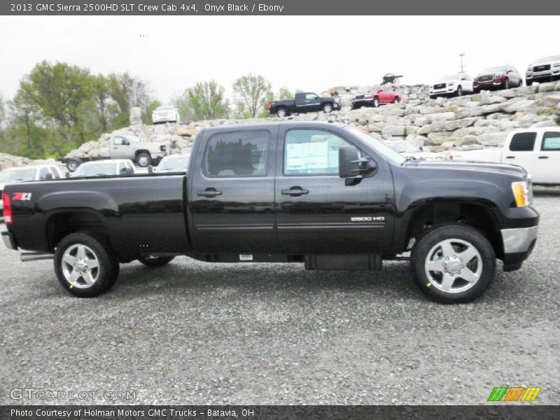 Onyx Black / Ebony 2013 GMC Sierra 2500HD SLT Crew Cab 4x4