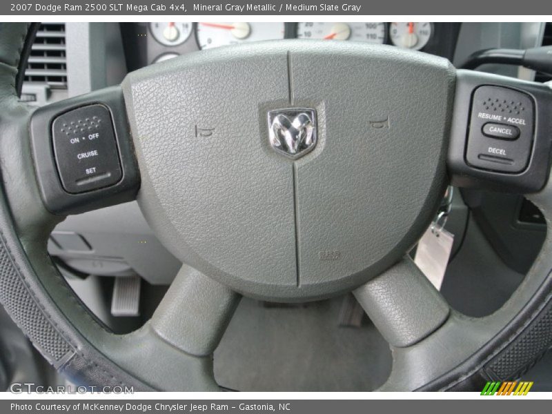 Mineral Gray Metallic / Medium Slate Gray 2007 Dodge Ram 2500 SLT Mega Cab 4x4