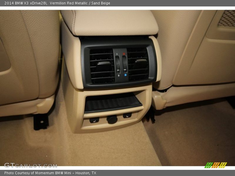 Vermilion Red Metallic / Sand Beige 2014 BMW X3 xDrive28i