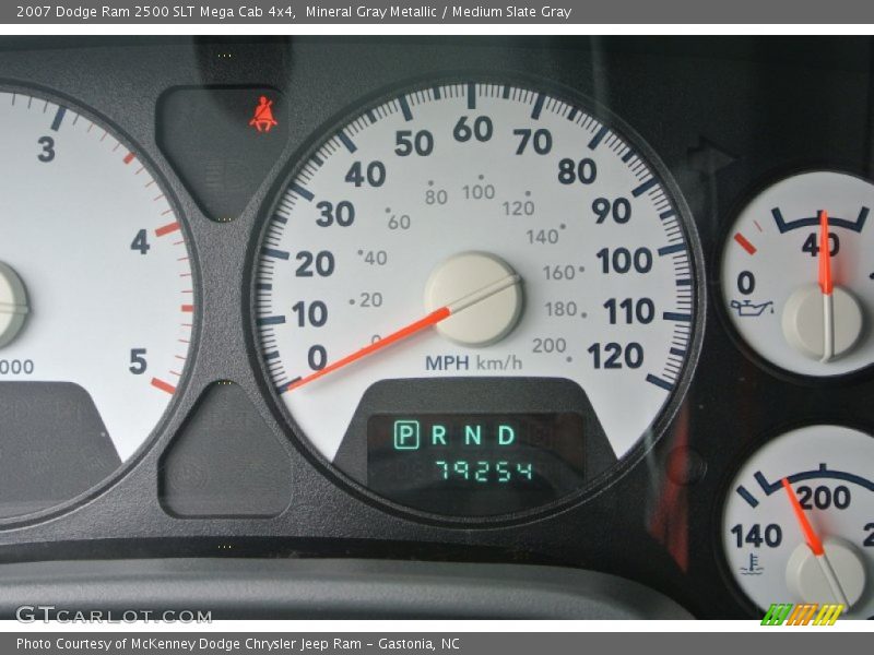 Mineral Gray Metallic / Medium Slate Gray 2007 Dodge Ram 2500 SLT Mega Cab 4x4