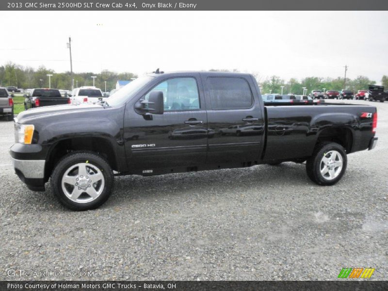 Onyx Black / Ebony 2013 GMC Sierra 2500HD SLT Crew Cab 4x4