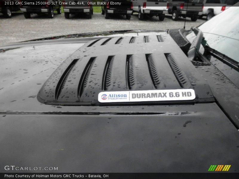 Onyx Black / Ebony 2013 GMC Sierra 2500HD SLT Crew Cab 4x4