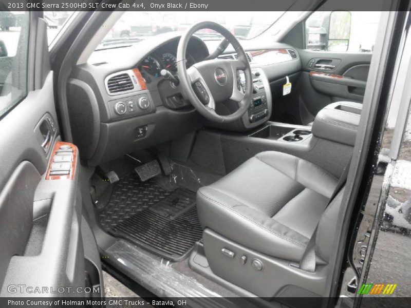 Onyx Black / Ebony 2013 GMC Sierra 2500HD SLT Crew Cab 4x4