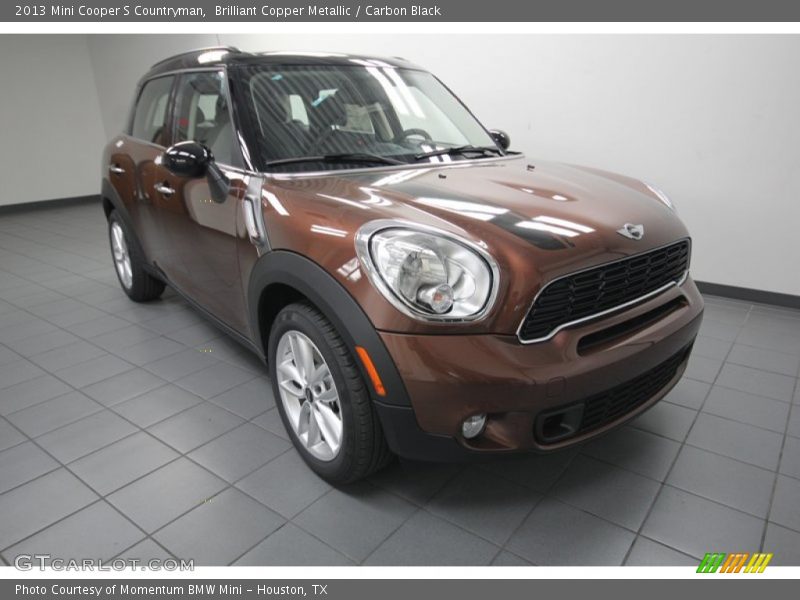Brilliant Copper Metallic / Carbon Black 2013 Mini Cooper S Countryman