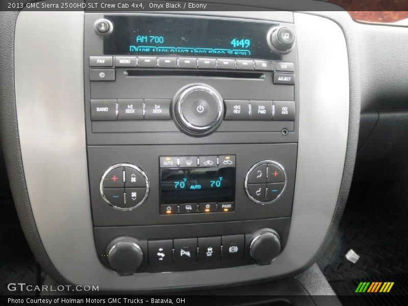 Onyx Black / Ebony 2013 GMC Sierra 2500HD SLT Crew Cab 4x4