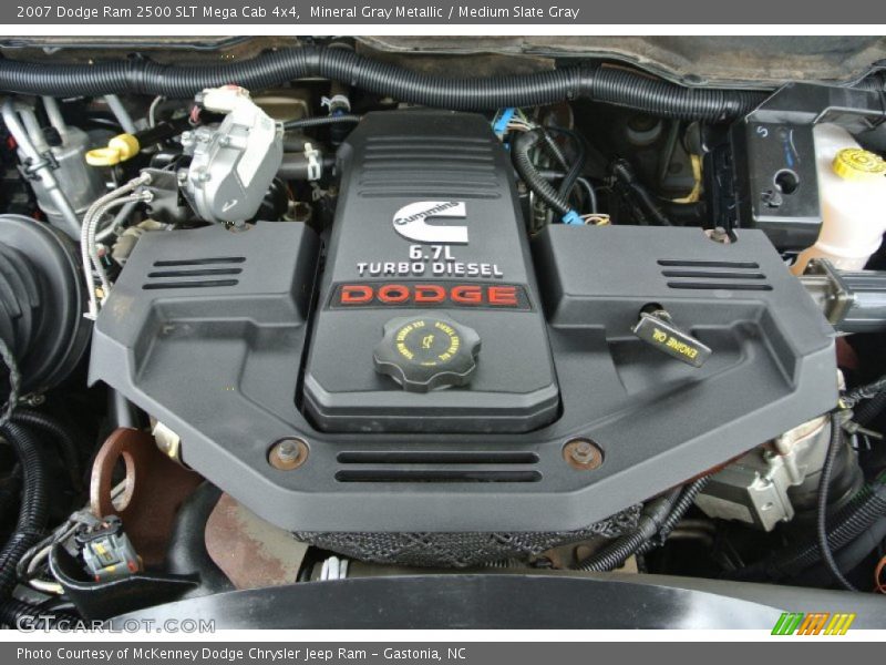 Mineral Gray Metallic / Medium Slate Gray 2007 Dodge Ram 2500 SLT Mega Cab 4x4