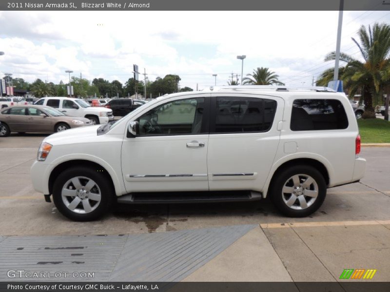 Blizzard White / Almond 2011 Nissan Armada SL