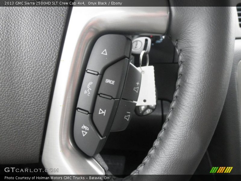 Onyx Black / Ebony 2013 GMC Sierra 2500HD SLT Crew Cab 4x4