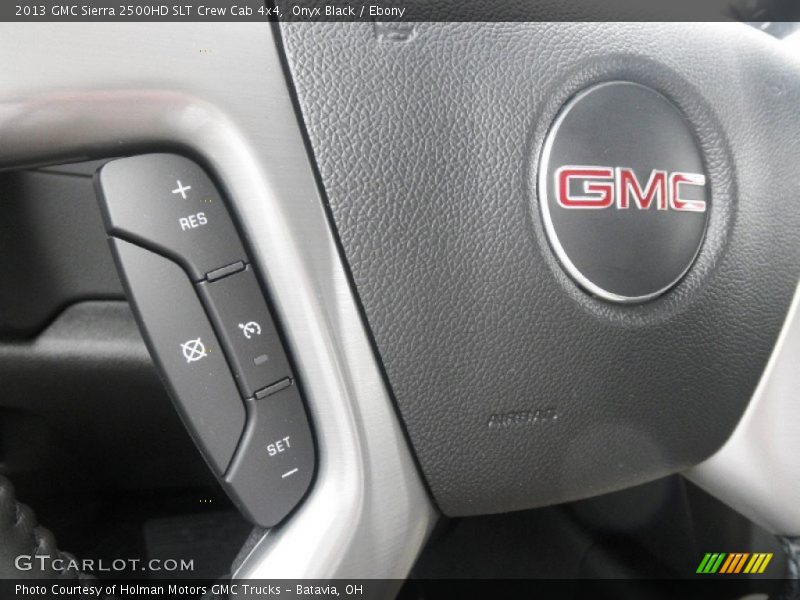 Onyx Black / Ebony 2013 GMC Sierra 2500HD SLT Crew Cab 4x4
