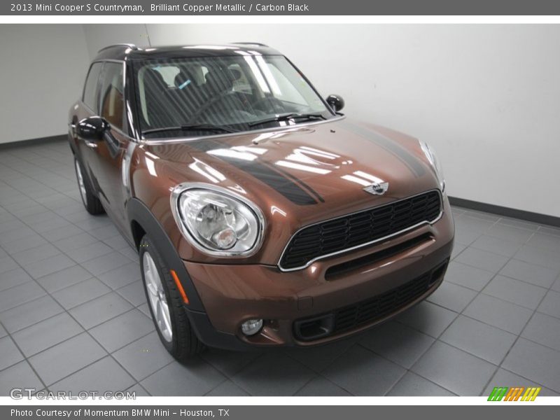Brilliant Copper Metallic / Carbon Black 2013 Mini Cooper S Countryman