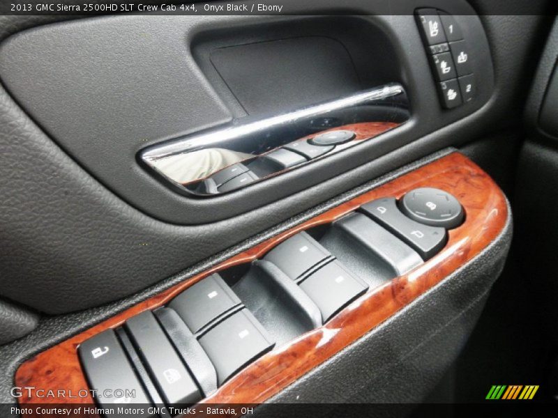 Onyx Black / Ebony 2013 GMC Sierra 2500HD SLT Crew Cab 4x4