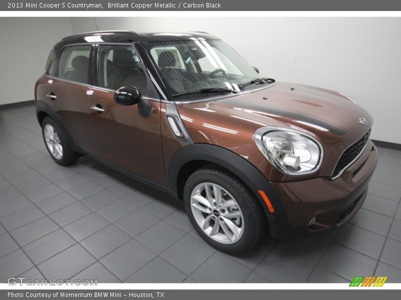 Brilliant Copper Metallic / Carbon Black 2013 Mini Cooper S Countryman