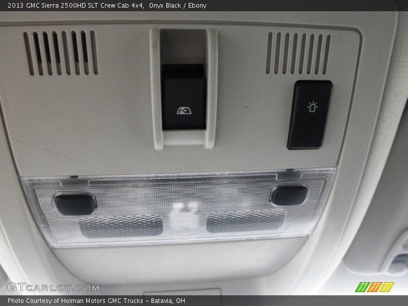 Onyx Black / Ebony 2013 GMC Sierra 2500HD SLT Crew Cab 4x4