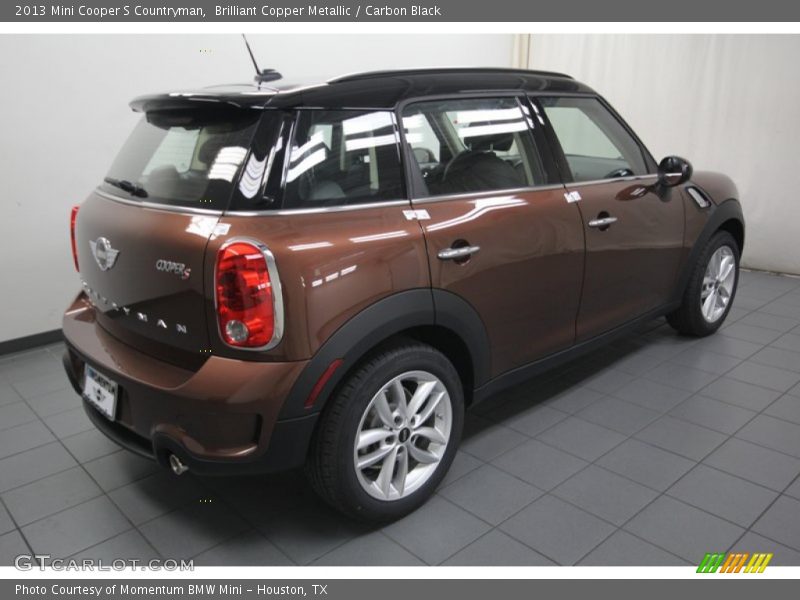 Brilliant Copper Metallic / Carbon Black 2013 Mini Cooper S Countryman