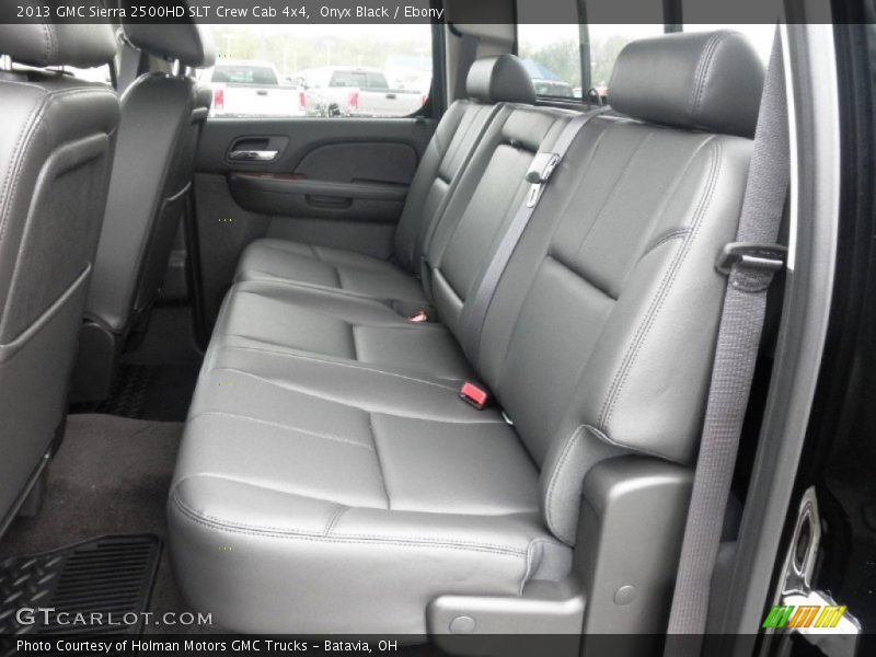 Onyx Black / Ebony 2013 GMC Sierra 2500HD SLT Crew Cab 4x4