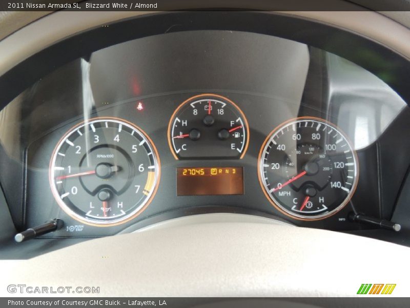 Blizzard White / Almond 2011 Nissan Armada SL