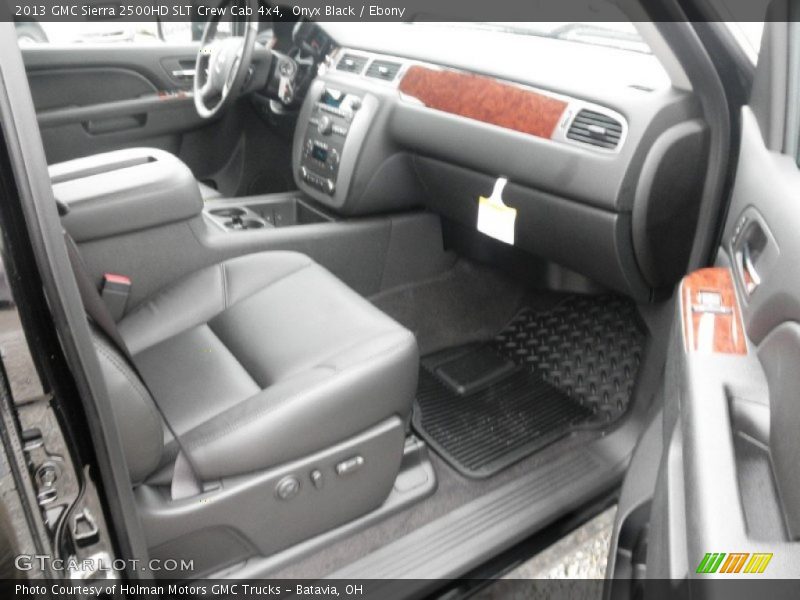 Onyx Black / Ebony 2013 GMC Sierra 2500HD SLT Crew Cab 4x4