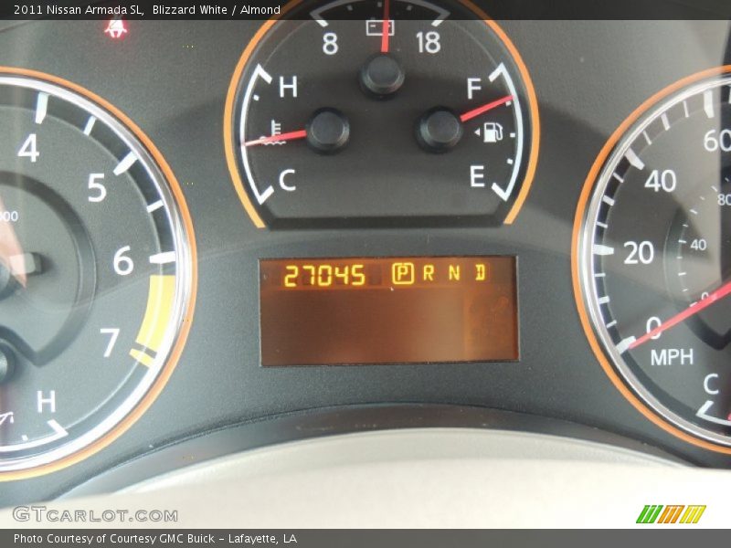 Blizzard White / Almond 2011 Nissan Armada SL