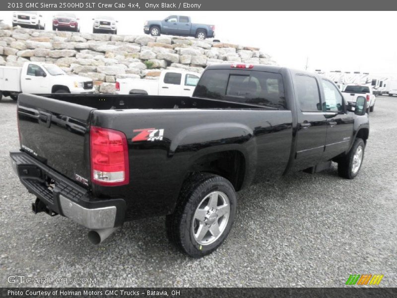 Onyx Black / Ebony 2013 GMC Sierra 2500HD SLT Crew Cab 4x4
