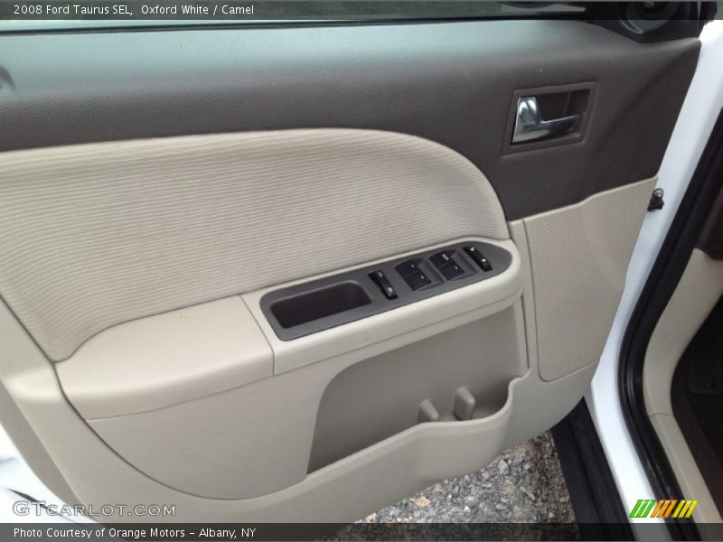 Oxford White / Camel 2008 Ford Taurus SEL