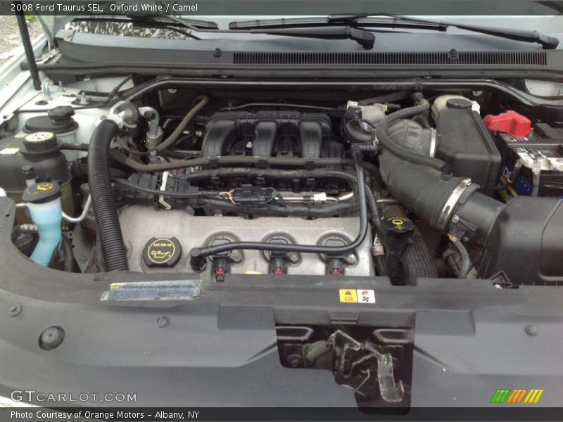 Oxford White / Camel 2008 Ford Taurus SEL