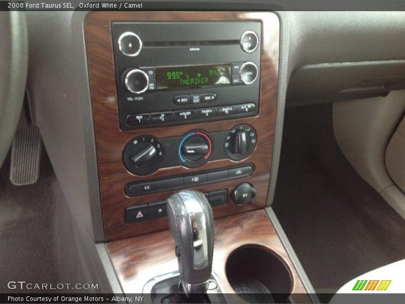 Oxford White / Camel 2008 Ford Taurus SEL