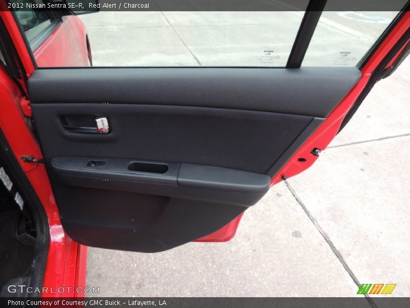 Red Alert / Charcoal 2012 Nissan Sentra SE-R