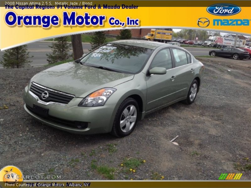 Metallic Jade / Blond 2008 Nissan Altima 2.5 S