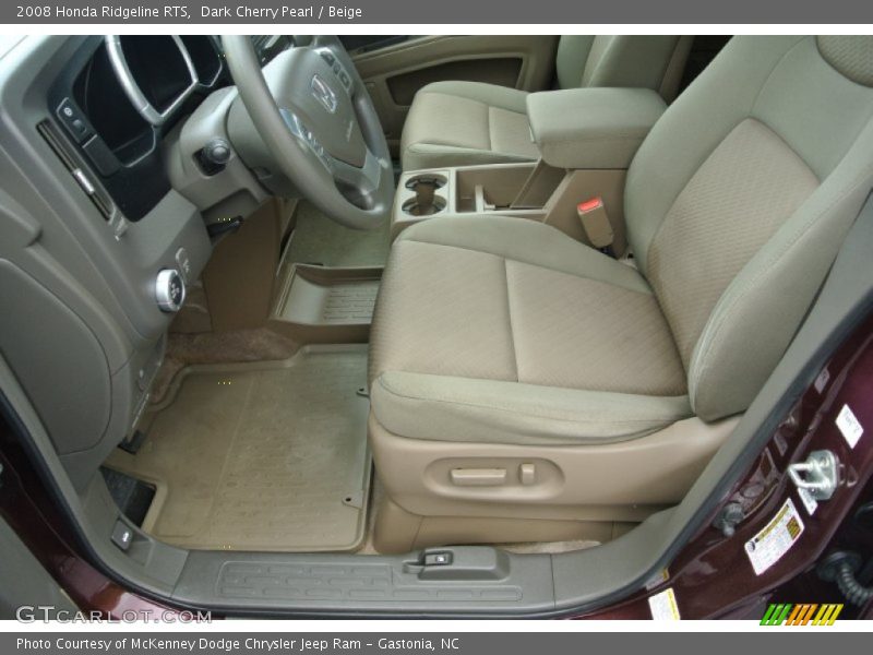  2008 Ridgeline RTS Beige Interior