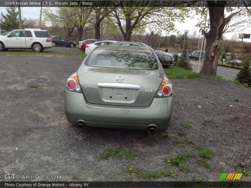 Metallic Jade / Blond 2008 Nissan Altima 2.5 S