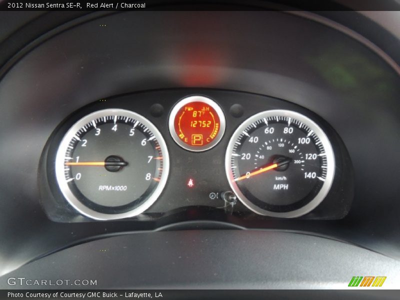  2012 Sentra SE-R SE-R Gauges