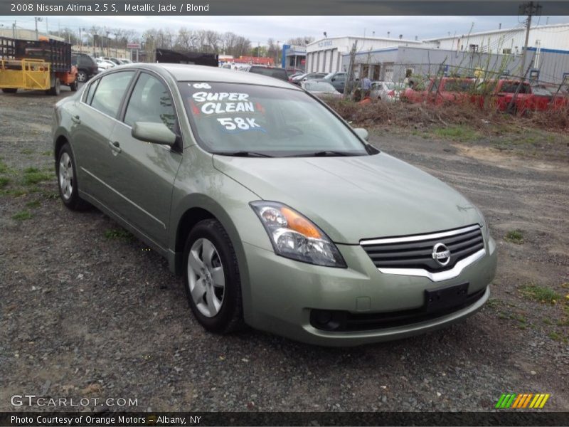 Metallic Jade / Blond 2008 Nissan Altima 2.5 S
