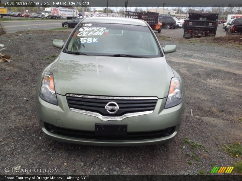 Metallic Jade / Blond 2008 Nissan Altima 2.5 S