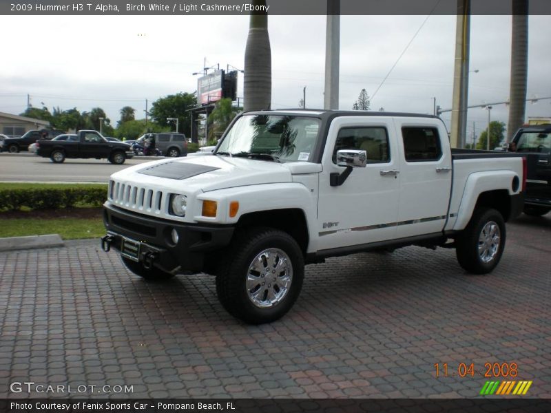 Birch White / Light Cashmere/Ebony 2009 Hummer H3 T Alpha