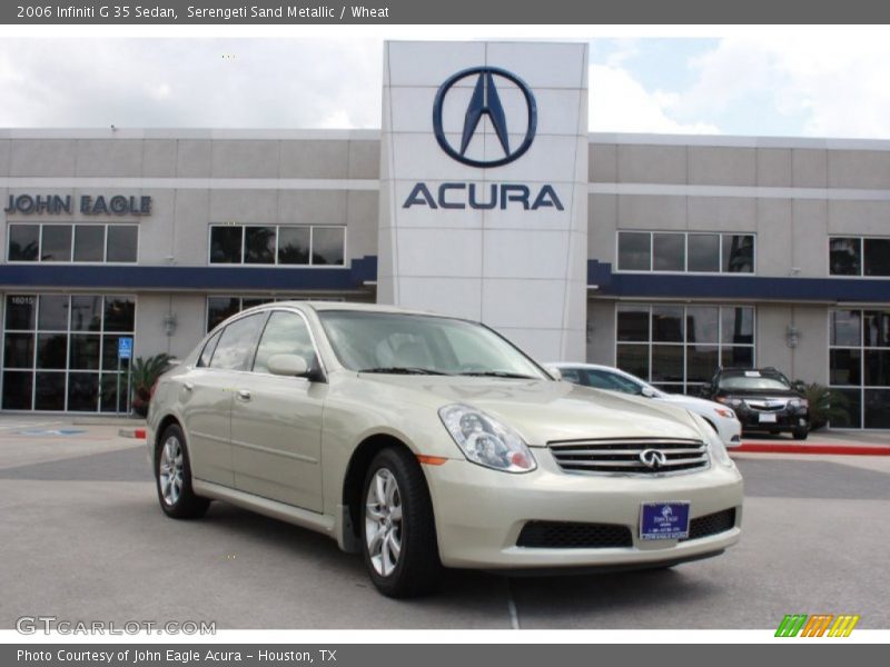 Serengeti Sand Metallic / Wheat 2006 Infiniti G 35 Sedan