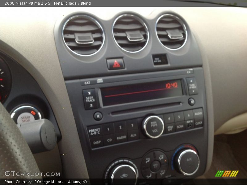 Metallic Jade / Blond 2008 Nissan Altima 2.5 S