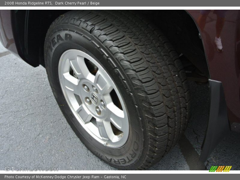 Dark Cherry Pearl / Beige 2008 Honda Ridgeline RTS