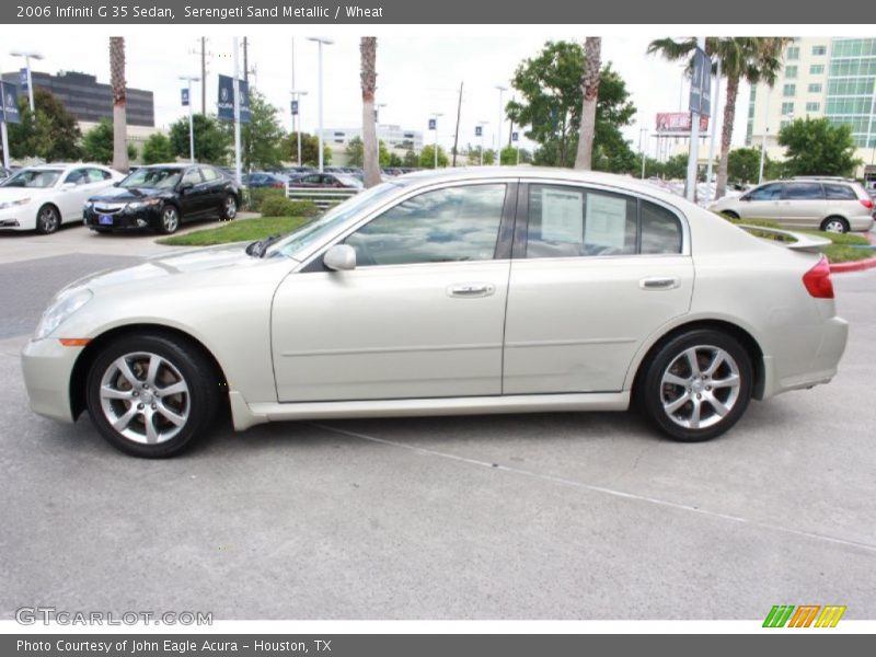 Serengeti Sand Metallic / Wheat 2006 Infiniti G 35 Sedan