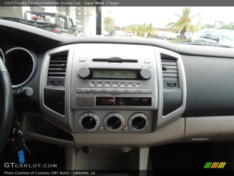 Super White / Taupe 2005 Toyota Tacoma PreRunner Double Cab