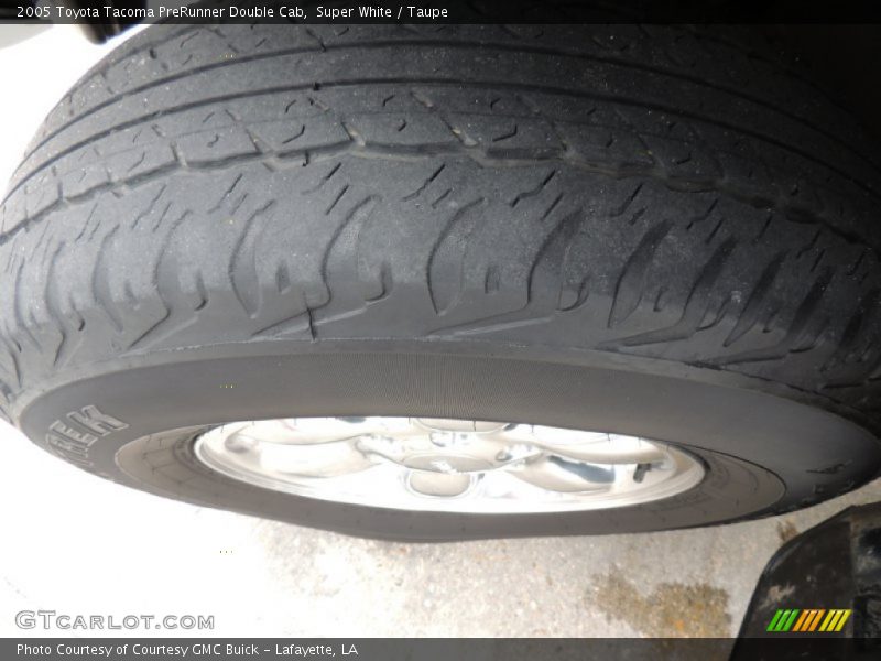 Super White / Taupe 2005 Toyota Tacoma PreRunner Double Cab