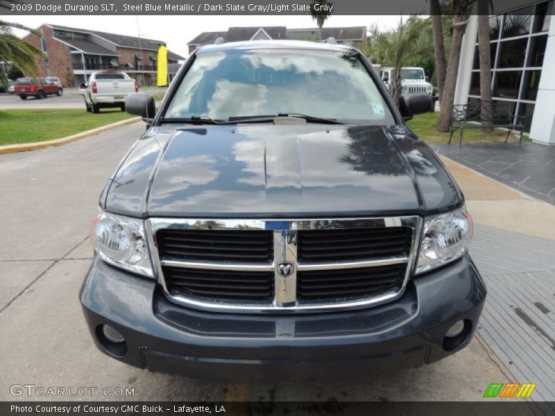 Steel Blue Metallic / Dark Slate Gray/Light Slate Gray 2009 Dodge Durango SLT