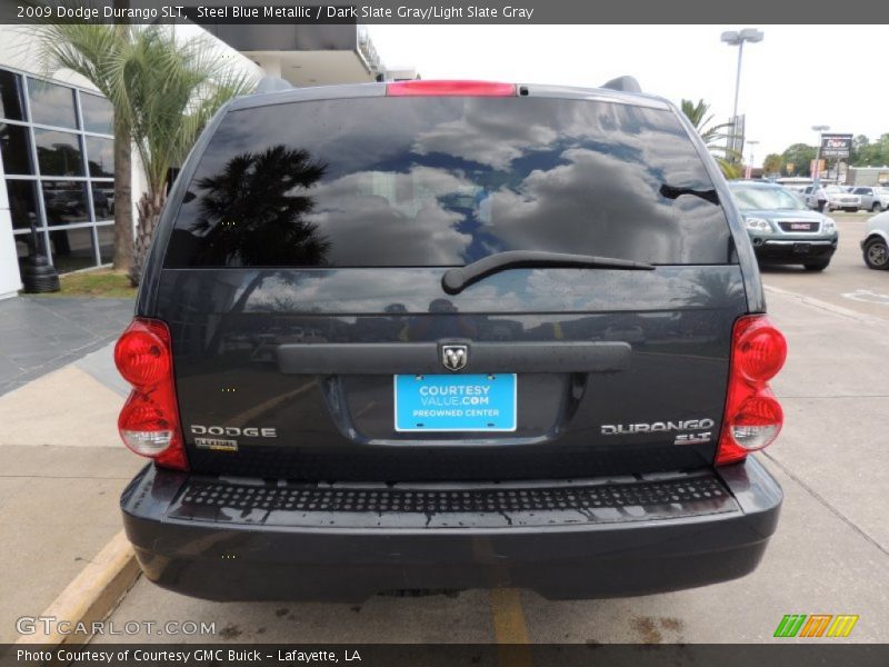 Steel Blue Metallic / Dark Slate Gray/Light Slate Gray 2009 Dodge Durango SLT