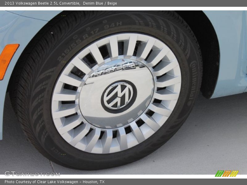 Denim Blue / Beige 2013 Volkswagen Beetle 2.5L Convertible